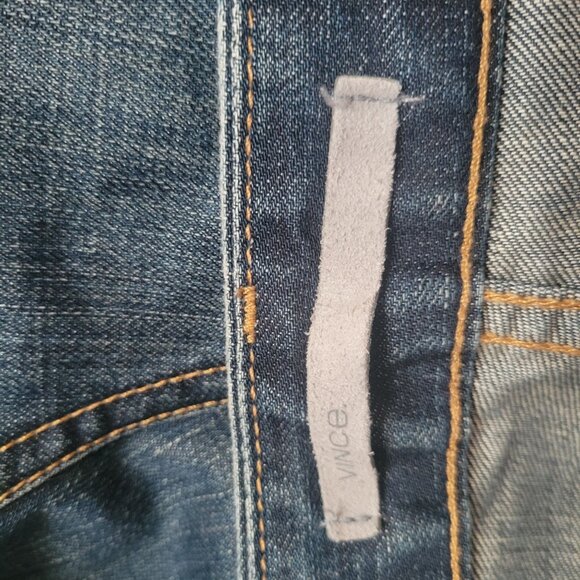 Vince Mens Dark Wash Jeans Size 38 - Picture 3 of 4